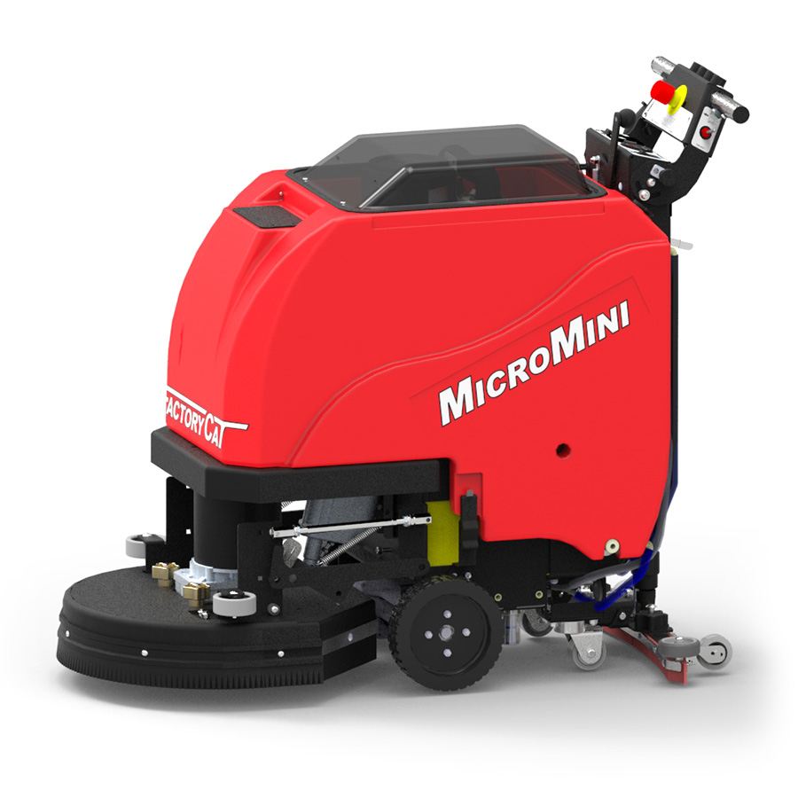 Factory Cat® Micro-Mag Walk Behind Scrubber